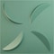 Ekena Millwork 19 5/8in. W x 19 5/8in. H Pinwheel EnduraWall Decorative 3D Wall Panel Covers 2.67 Sq. Ft. WP20X20PIFSM - alternate 1
